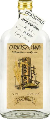 Produktbild von Okowita Maurera Orkiszowa (Dinkelokowita) 0,5L | Vodka, Okovita |500 ml | 55% Alkohol | Manufaktura Maurera | Geschenkidee | 18+