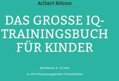 Produktbild von Das große IQ-Trainingsbuch für Kinder
