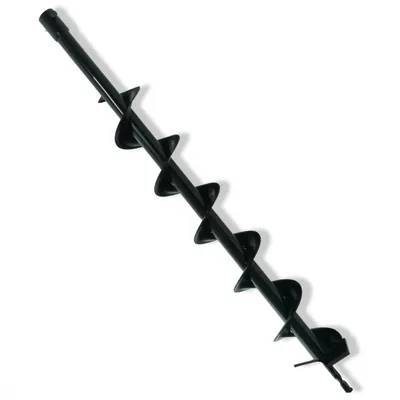 Image de NEMAXX® B80 Tête Tarière Ø80 mm 800 mm acier, mèche rechange, boulon transversal incl. goupille, EB52, pas pour perceuses