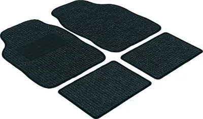 Produktbild von Walser Autoteppich Rippe 4-teilig universal anthrazit/schwarz, 14805-0