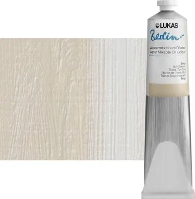 Obrázok produktu pre Lukas Berlin Olejová farba Buff Titanium 200 ml 1 ks