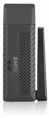 Produktbild von Emtec ECLTVF100, 802.11b, 802.11g, Wi-Fi 4 (802.11n), Schwarz, 79,2 mm, 38,3 mm, 10,2 mm, 110 mm