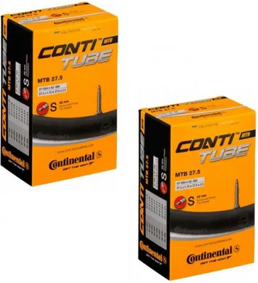 Produktbild von Continental 2x Schlauch Conti MTB 27.5 27.5x1.75/2.40" Doppelpack SV 42mm