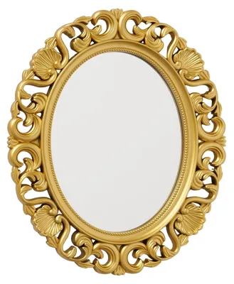 Produktbild von Wandspiegel Sabrina - gold - oval - vintage - klassisch - H37cm