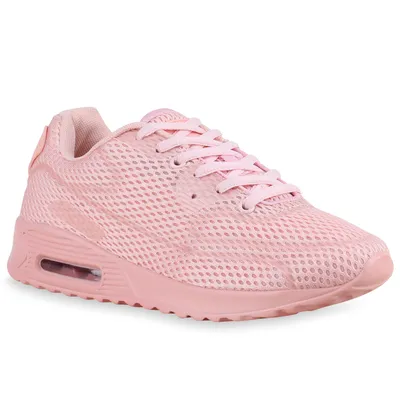 Produktbild von Mytrendshoe Damen Sportschuhe Laufschuhe Sneakers Runners Schuhe 816315, Farbe: Rosa, Größe: 37