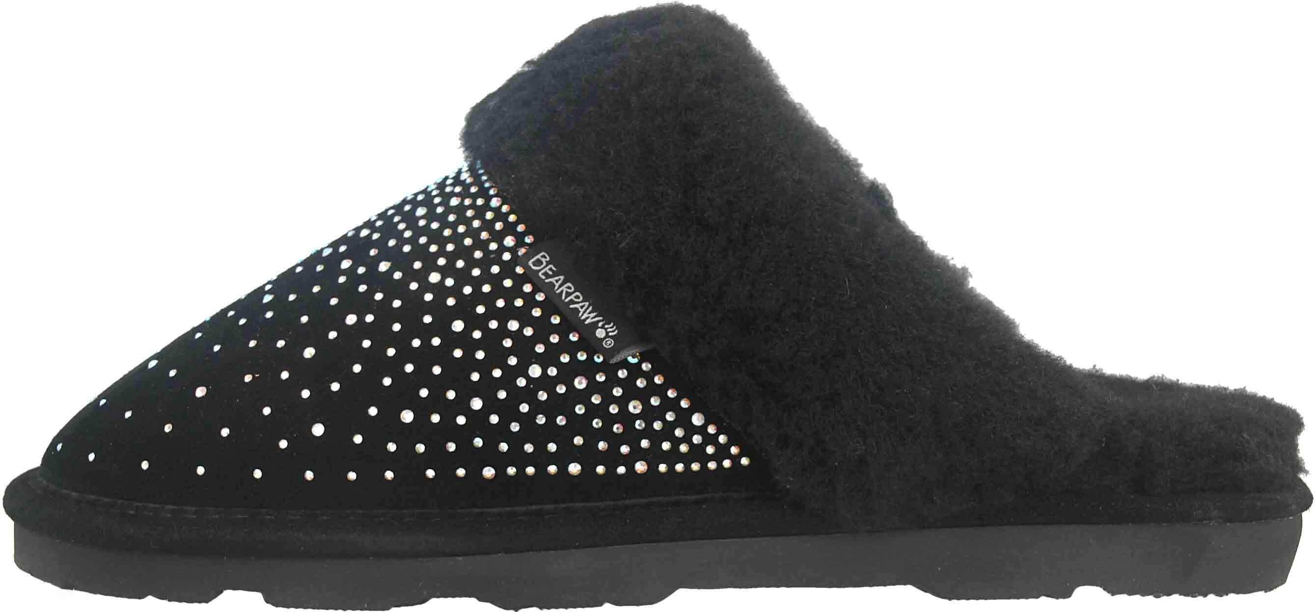 Bearpaw LOKI EXOTIC clogs &amp; slippers in plus sizes black 2772W 991 dámske topánky