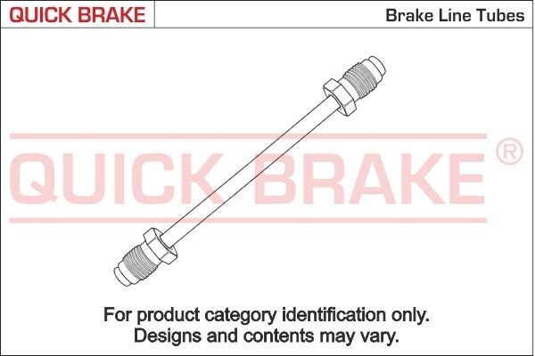 QUICK BRAKE CN-0640D-D Bremsleitung für OPEL MANTA B (58, 59) Ascona C Limousine (J82) ASCONA B (81, 86, 87, 88) REKORD E (17-19, 11, 14, 16)