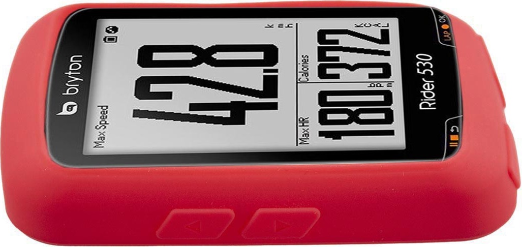 caseroxx Silikon-Hülle für Bryton 530 rot 10019901-144
