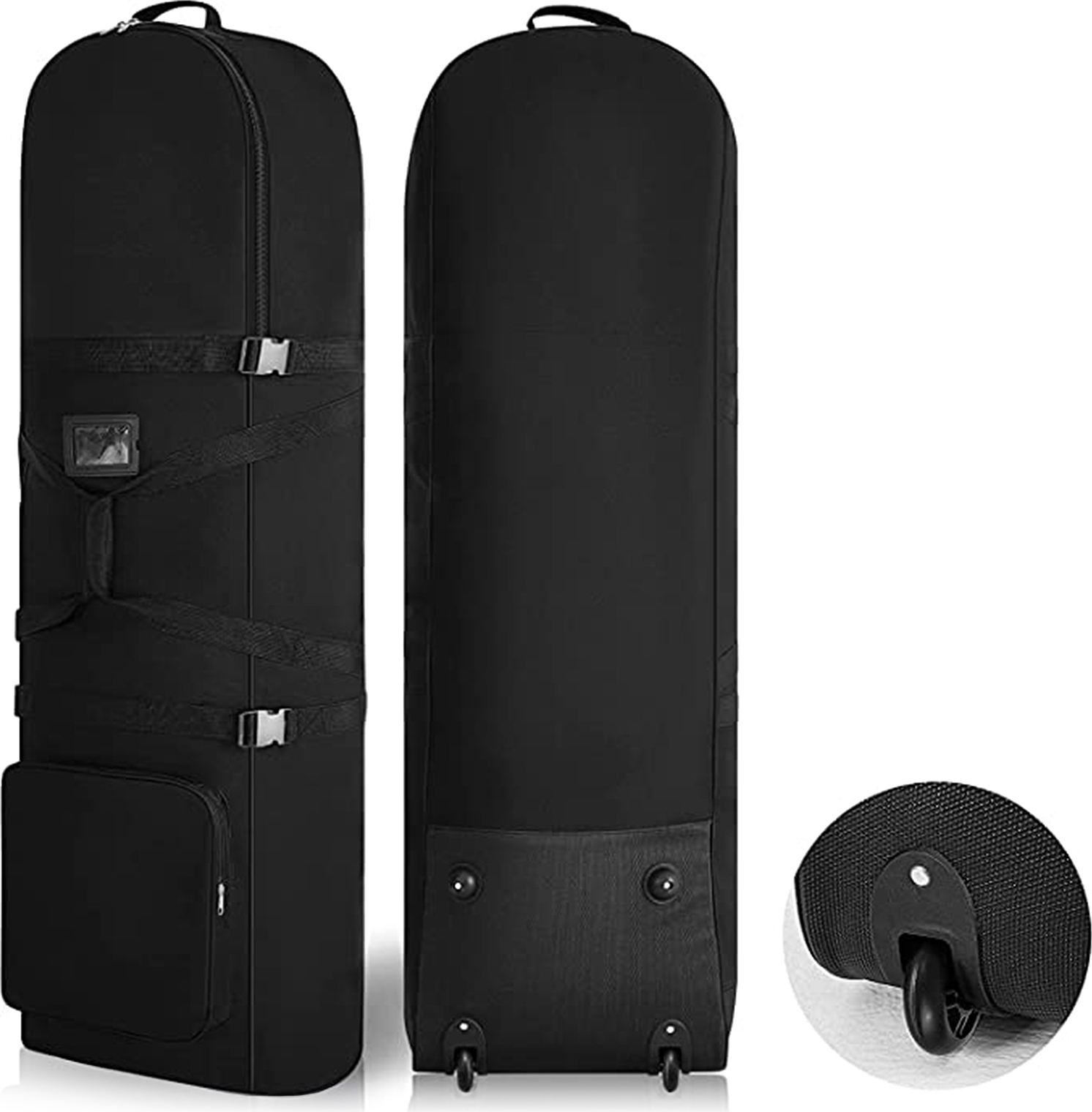 Lixada Golf-Reisetasche mit Rollen, Outdoor-Golf-Reisetasche mit Rollen