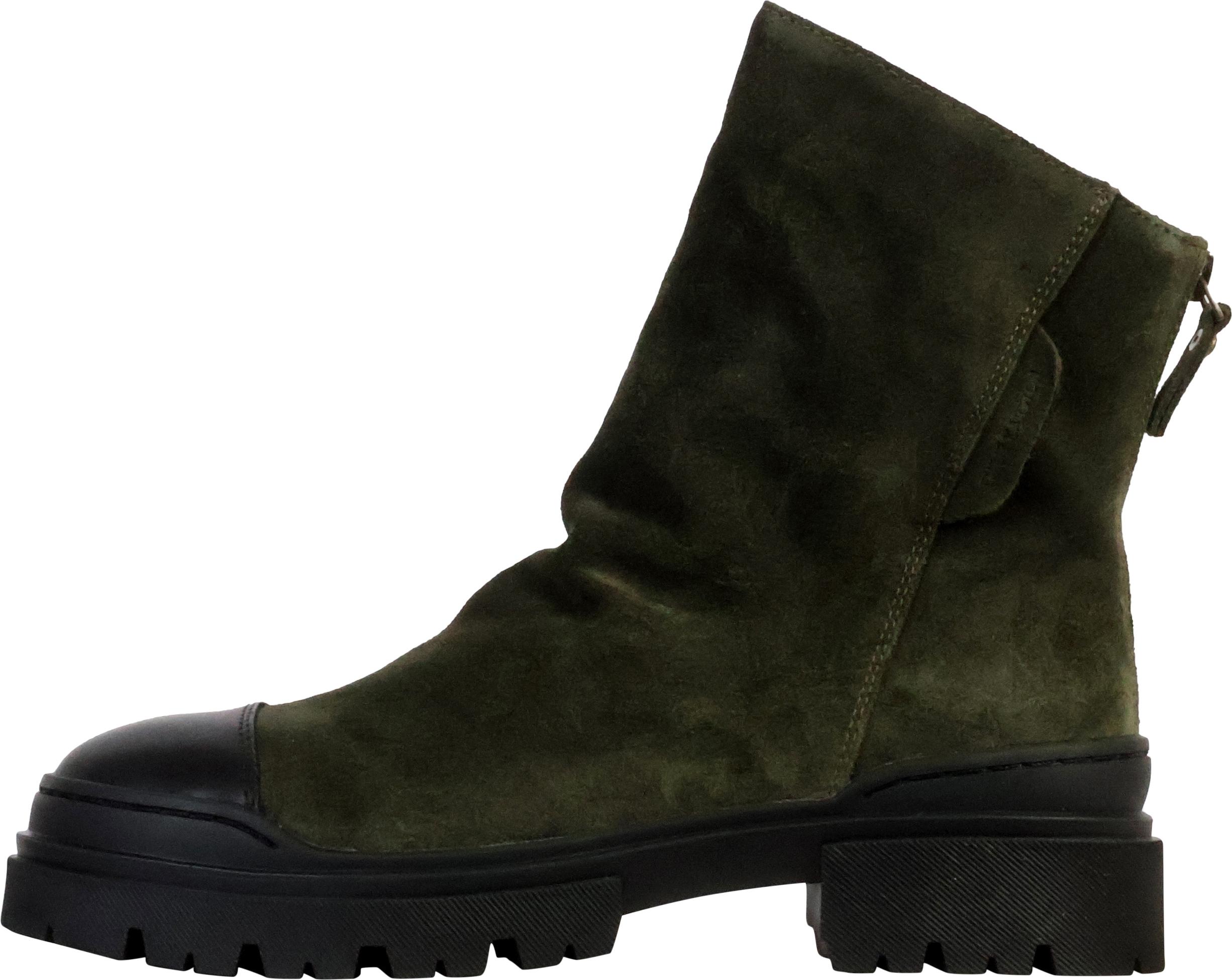Emilie Karston Lederstiefeletten Fressia 1549 66 Kaki