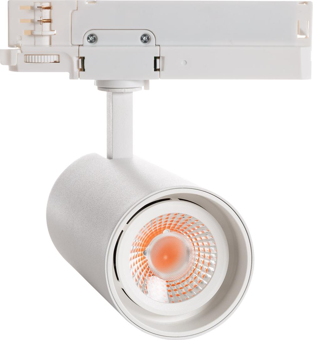 LEDKIA 3-Phasenstromschiene LED-Strahler 30W für Metzgereien 1800K Superwarm