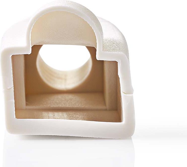 Nedis Zugentlastungstülle - RJ45 - PVC - Weiss - Box - 10 Stück CCGB89900WT