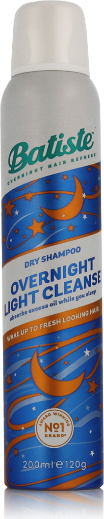 Batiste Overnight Light Cleanse Dry Shampoo 200 ml
