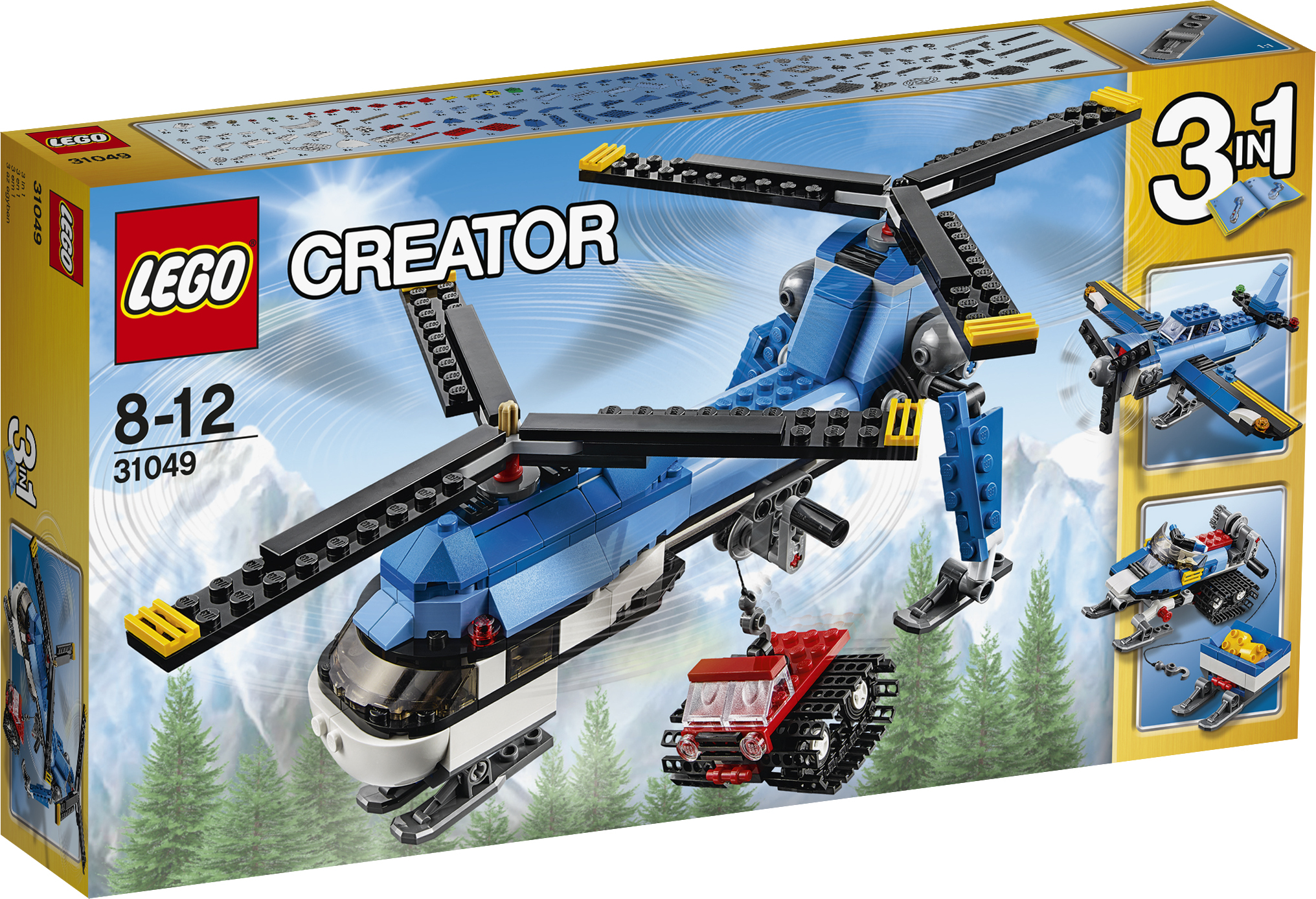 LEGO® Creator Doppelrotor-Hubschrauber 31049