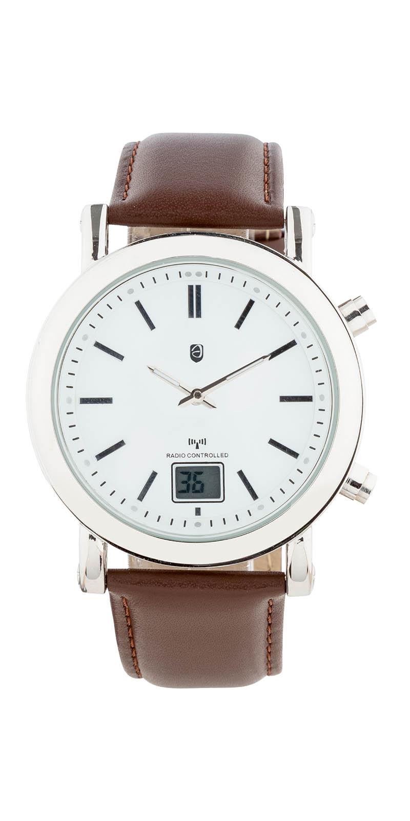 AURIOL® Herren Armbanduhr dunkelbraun 56233