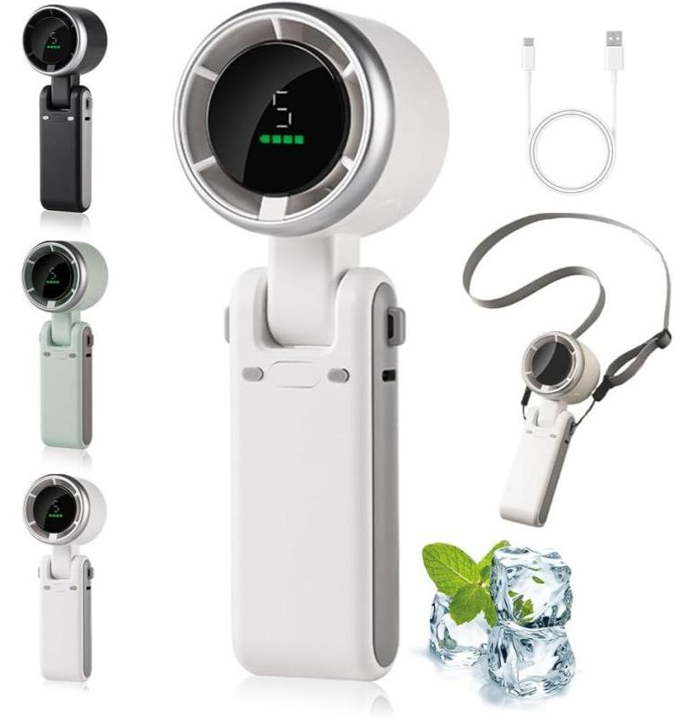 Mini-Windturbine Mit USB-Ladung & Stimmungslicht – Tragbarer Windgenerator Für Camping, Reisen & Unterwegs (8x6 Cm)