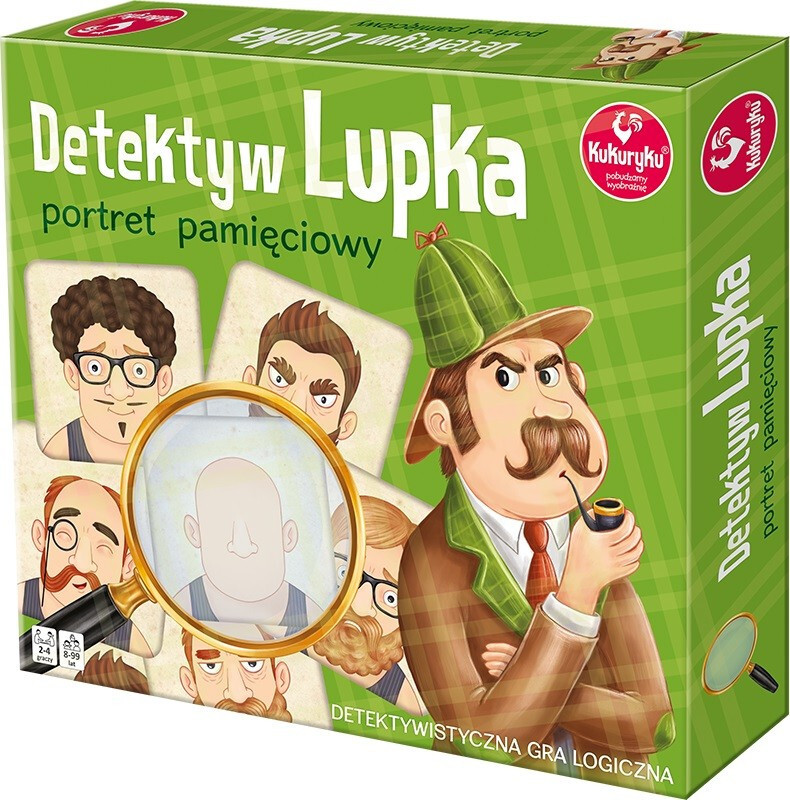 Kukuryku Detektyw Lupka portret pamiciowy