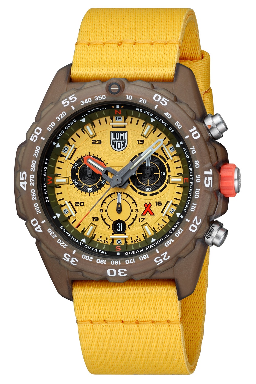 Luminox XB.3745.ECO Bear Grylls Survival Eco Master Chronograph Herrenuhr 45mm 20ATM