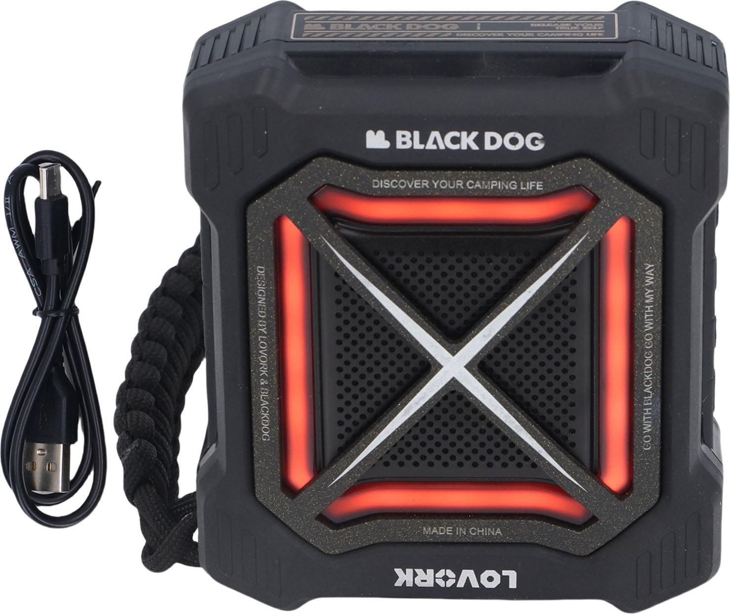 Reproduktor Bluetooth s okolitým svetlom s vysokou hlasitosťou Prenosný subwoofer pre vonkajšie párty Kempovanie čierny