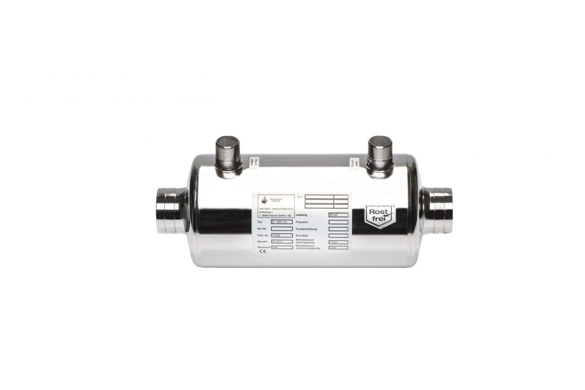 Daprà Dapra V4A Wärmetauscher HWT 12 Heizungswärmetauscher 14 kW Schwimmbadheizung