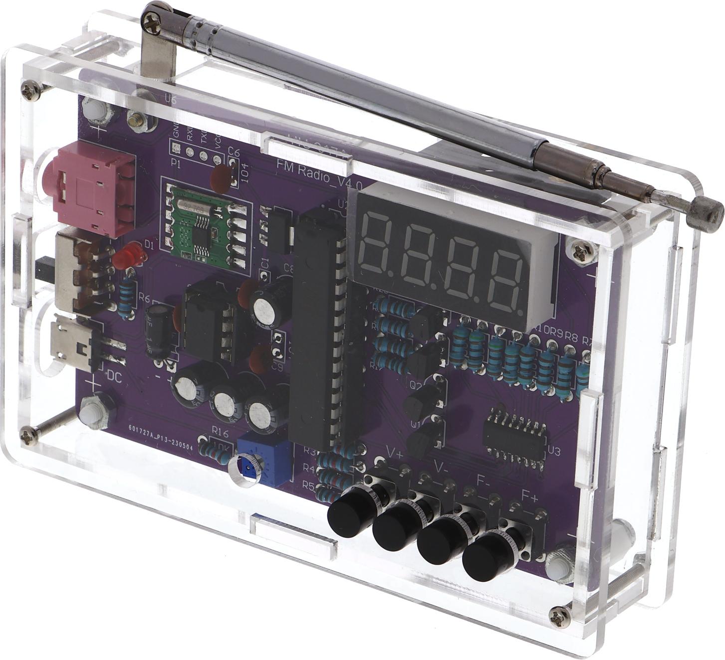 Funduino Lötübung FM Radio RDA5807S, 87MHz-108MHz, TDA2822 Ausführung: ohne Gehäuse Lötübung FM Radio RDA5807S, 87MHz-108MHz, TDA2822 : ohne Gehäuse