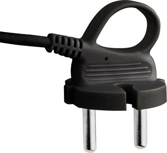 Merkloos 4-fach 15 m extraflache Steckdose schwarz - ideal für beengte Platzverhältnisse 108927-0