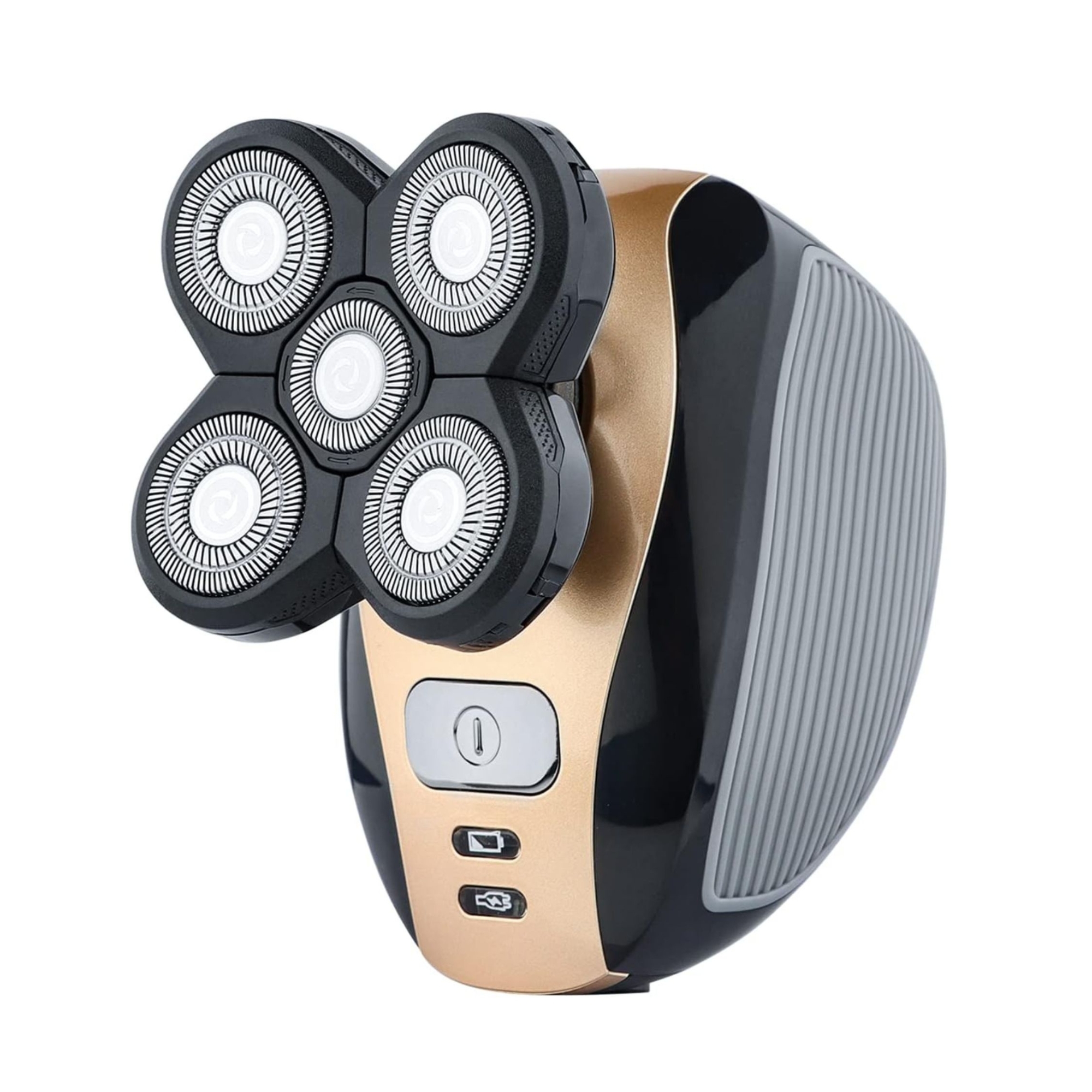 Multifunkčný elektrický holiaci strojček pre mužov, 600 mAh batériový holiaci strojček na pleš - GRUMKO