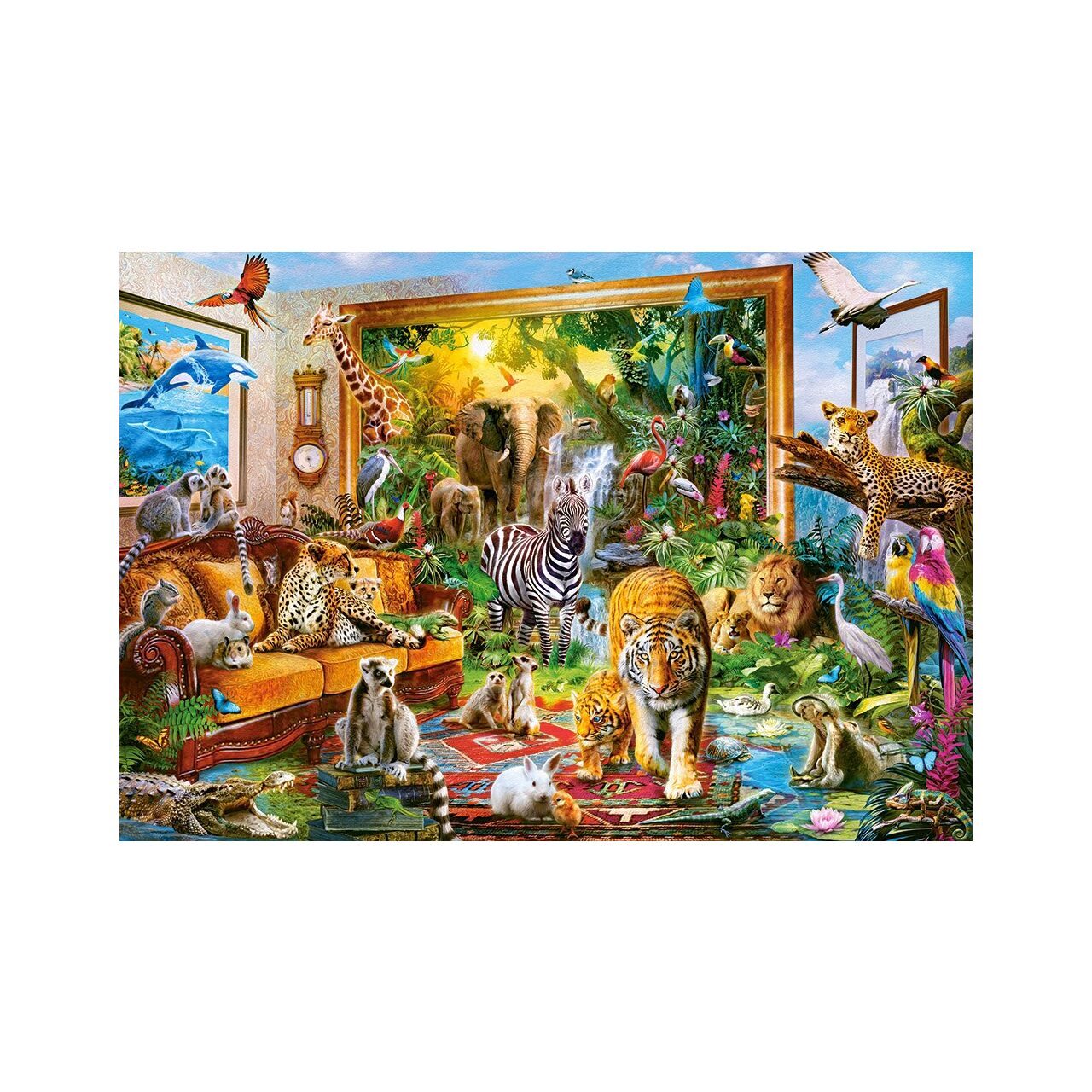 CASTORLAND Puzzle Ankunft im Zimmer 1000 Teile 10432