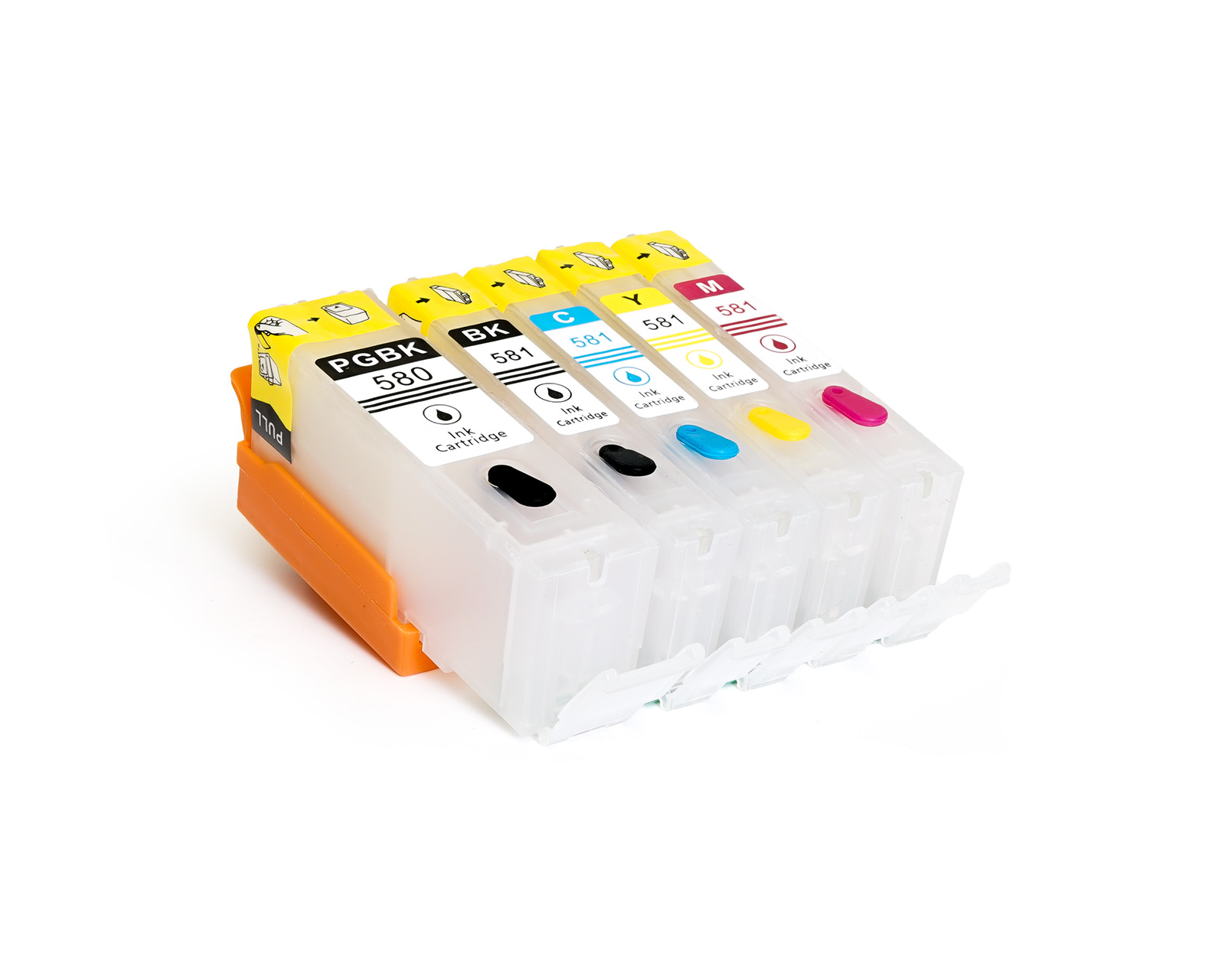 Set of ink cartridges (6x) for Canon PIXMA CLI-581 XXL,CLI-581PGBK XXL