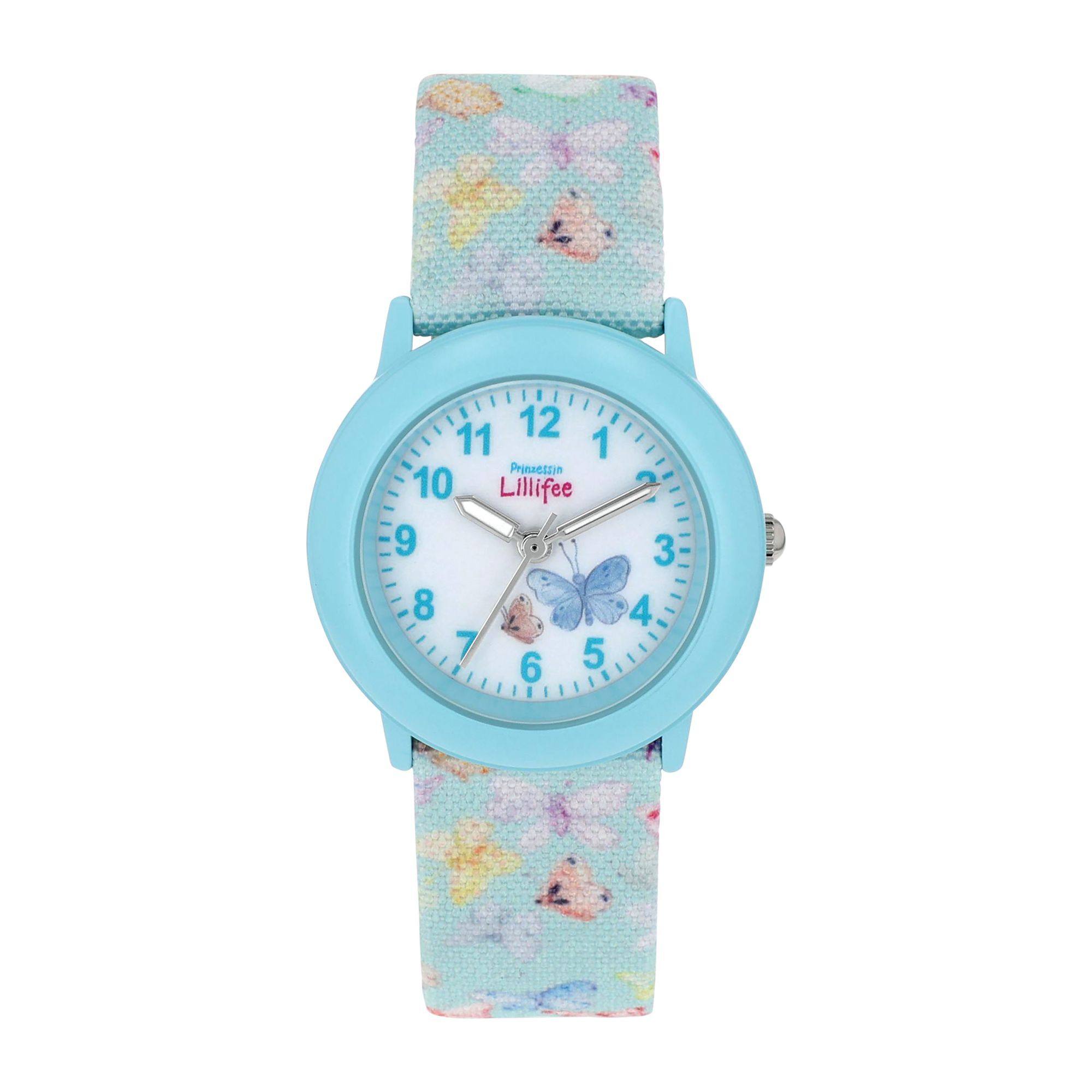 Prinzessin-Lillifee Prinzessin Lillifee Uhr Kinder Armbanduhr Mädchenuhr Textil 2037732