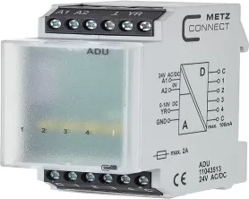 MetzConnect METZ CONNECT Analog-Digital Umsetzer ADU- ADU-C12C12 11043513