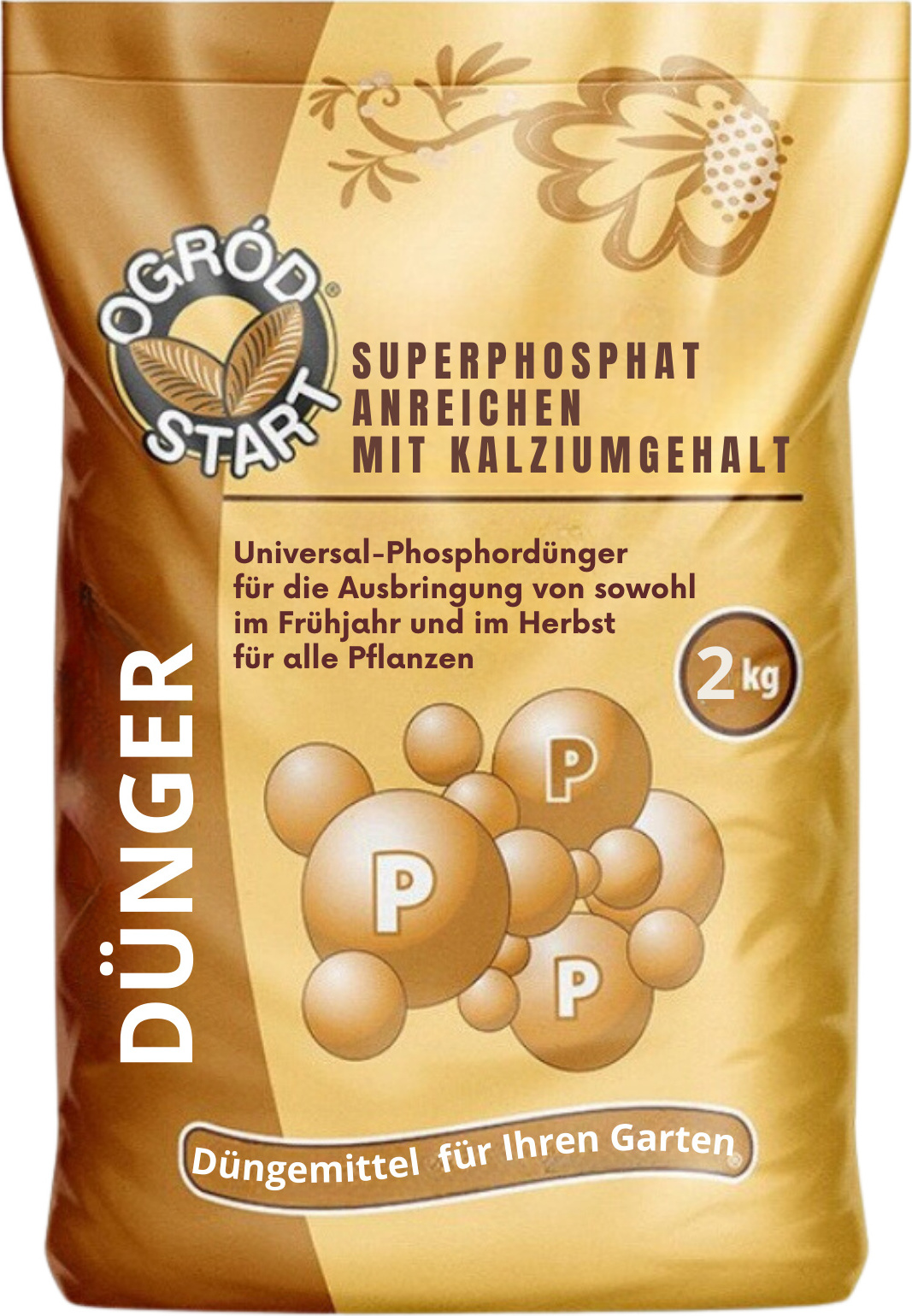 AMPOL-MEROL Superphosphat P2O5 Phosphordünger Phosphatdünger Gemüsedünger Alle Kulturen 2kg