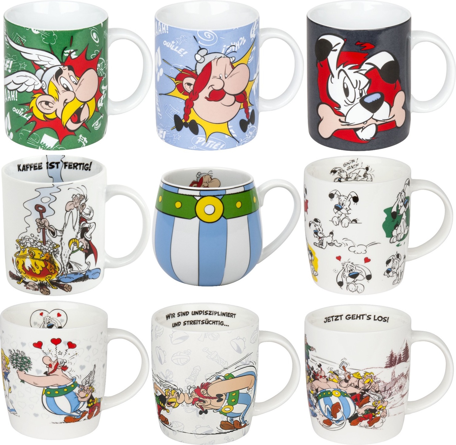 Könitz Tazza In Porcellana Asterix I'm In Love - 0,38 L, Qualità Originale, Lavabile In Lavastoviglie