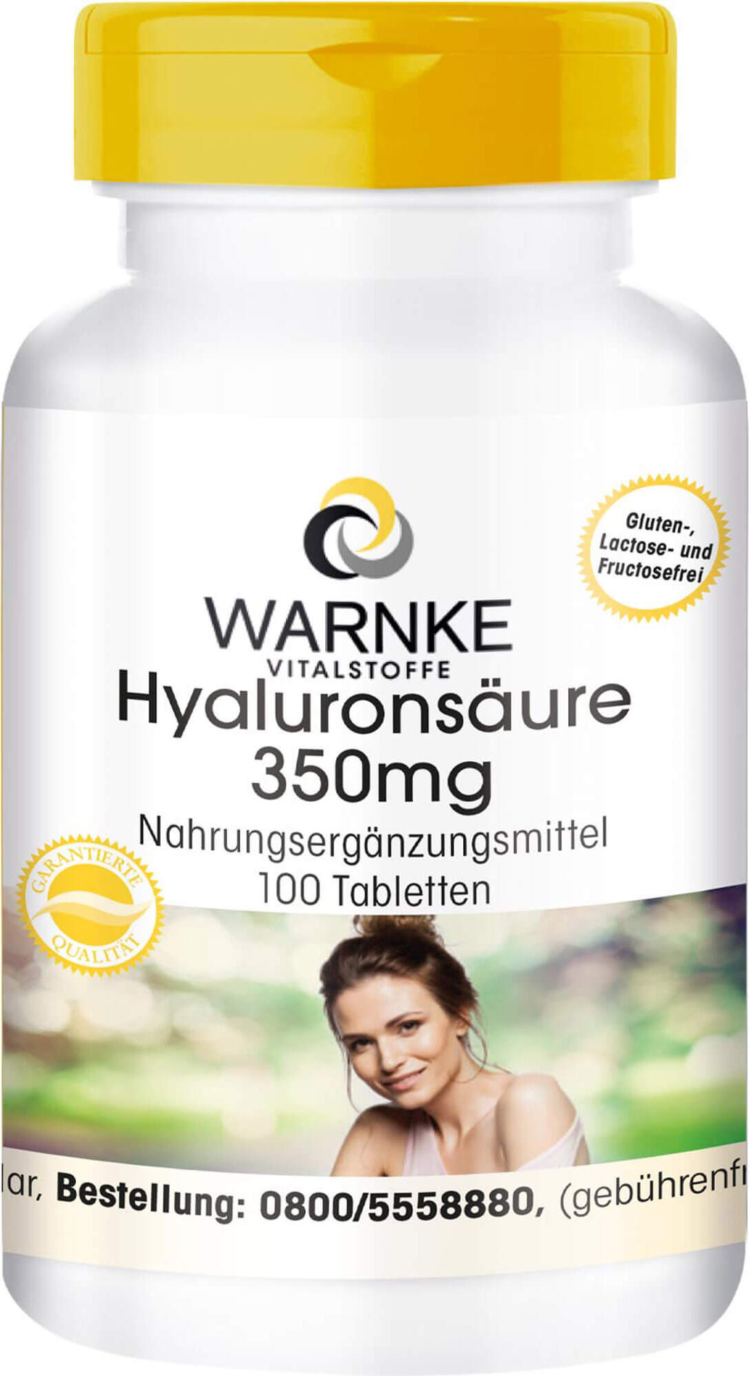 Warnke Vitalstoffe GmbH Hyaluronsäure 350 mg, 100 St TAB 16119849