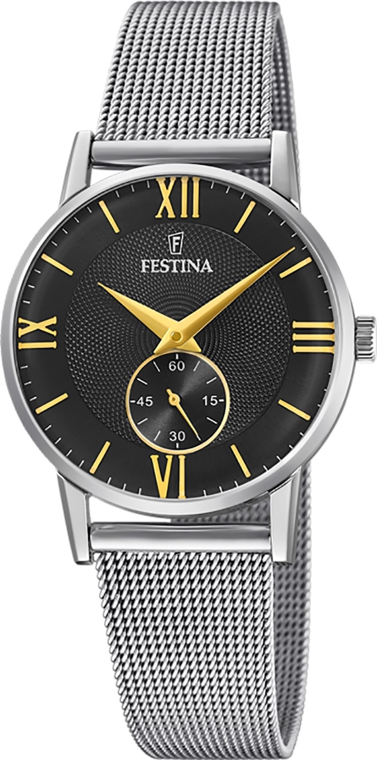 Festina dámske náramkové hodinky z nehrdzavejúcej ocele strieborné ležérne D2UF20572/4
