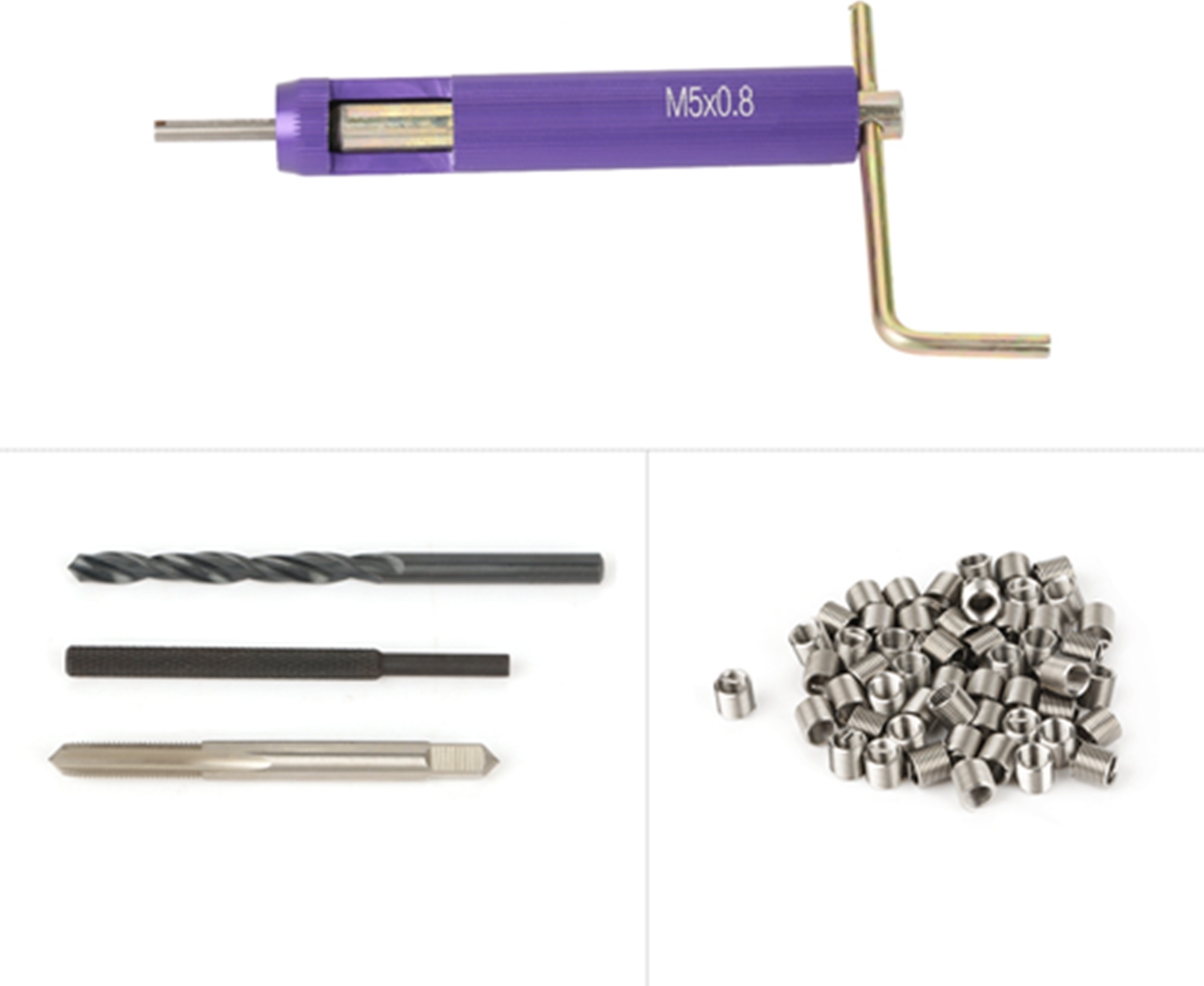 Cocosity Gewindereparatur-Einsatz, Wendel-Einsatz, Spulendraht-Einsatz, Gewinde-Einsatz, Schraubengewinde-Einsatz