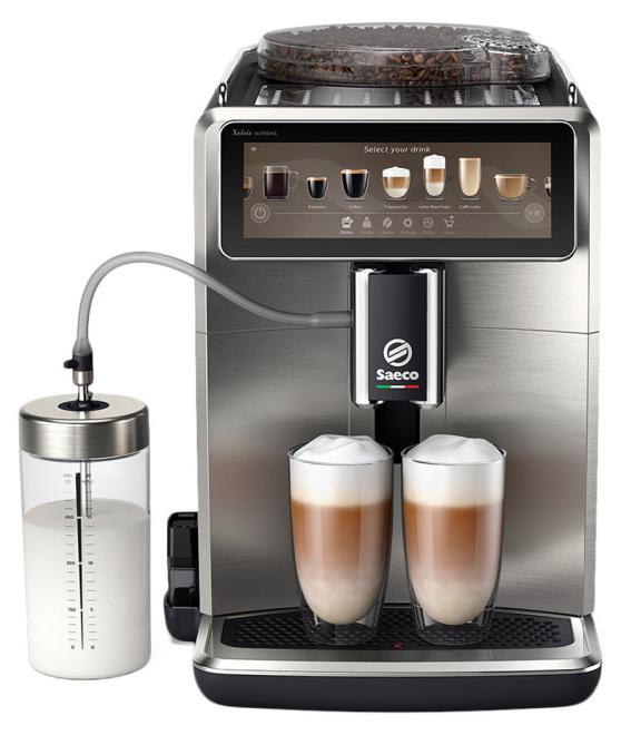 Saeco SM8885/00, Espresso kávovar, 1,7 L, Kávové zrná, Vstavaný mlynček, 1500 W