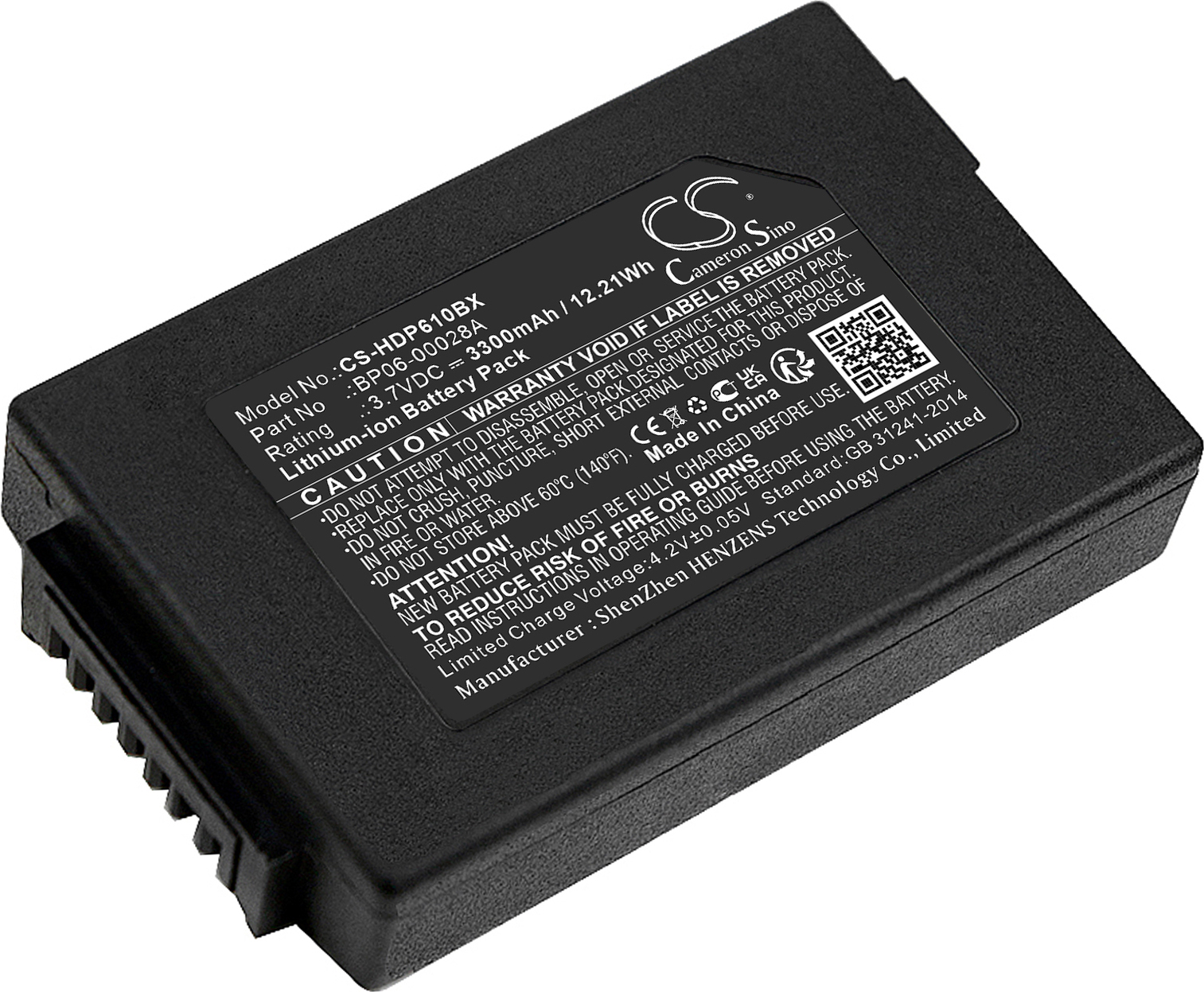 TECHTEK Akku Kompatibel mit [Dolphin] 6000LU1, 6100, 6110, 6500, für [HandHeld] Dolphin 6100, Dolphin 6110, für [Honeywell] Dolphin 6100, Dolphin 6