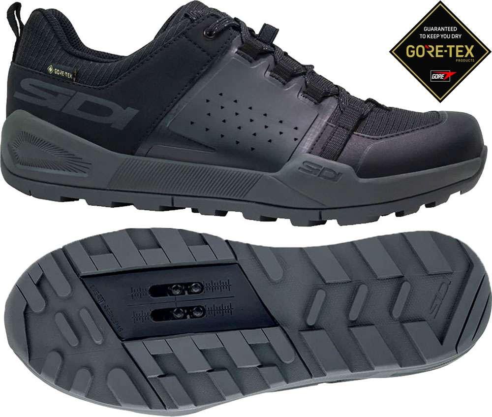 Sidi Atomus Gtx Mtb-schuhe Schwarz EU 41 Mann Schwarz EU 41 MATOMUSGTXBLKBLK-41