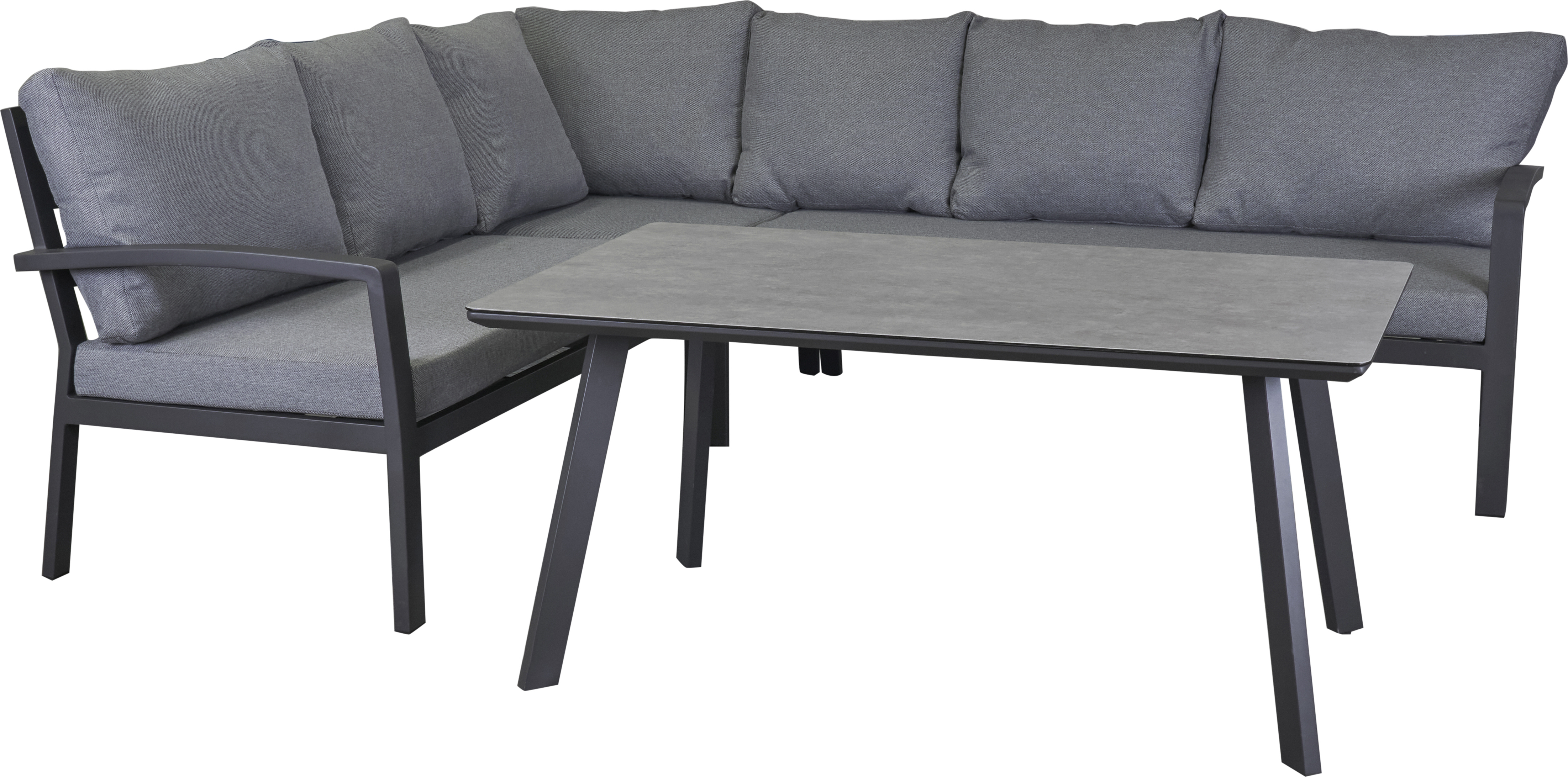 LC Garden »Bondino« Dining Speiseloungeset inkl. Esstisch anthrazit 209590