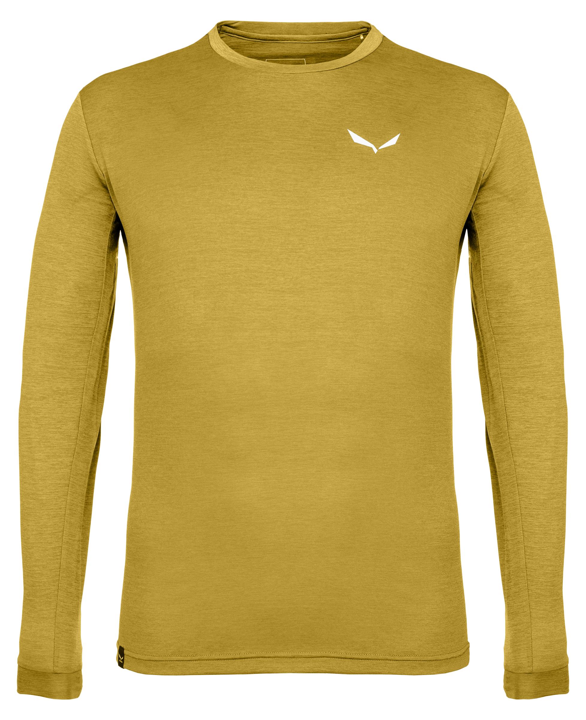 Salewa Puez Melange Dry M L/S Tee Olive Oil Melange Olive Oil Melange M 27453