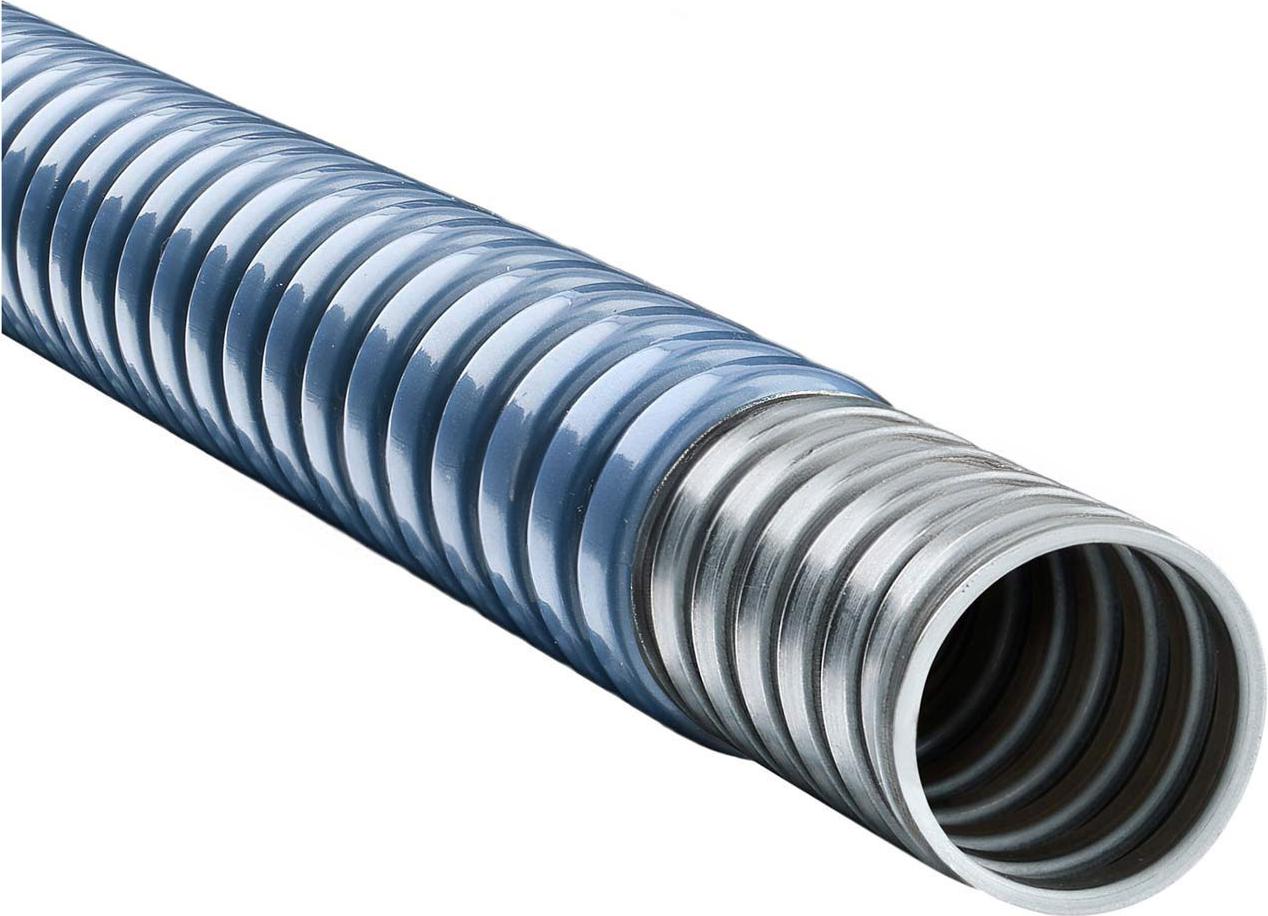 Flexa Furniture 12210711007 FLEXA SPR-PU Metallschutzschlauch mit PUR Mantel - FWP-PUR 10, AD 10,0mm, ID 7,0mm eingehaktes Profil,