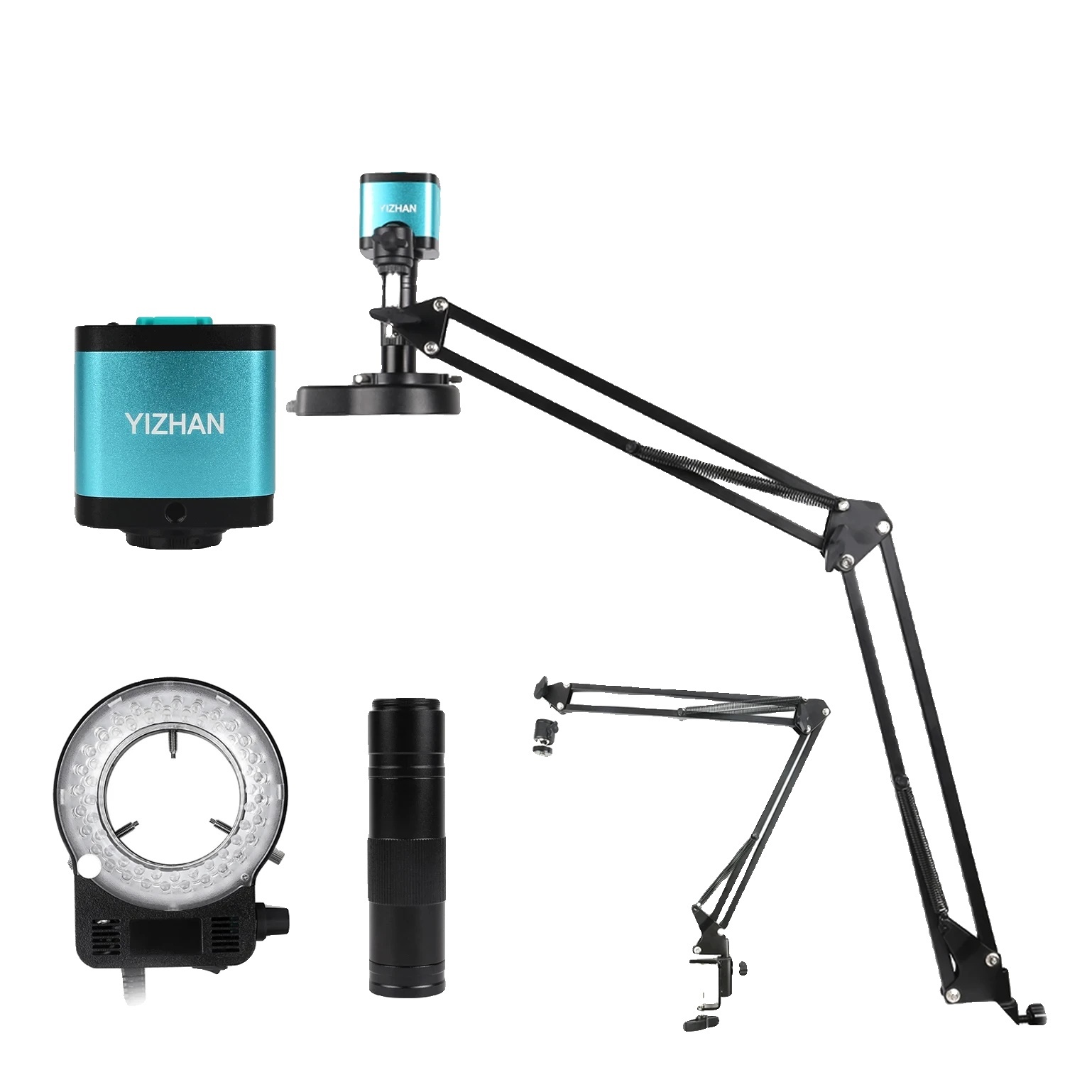 mikroskop 4K, 48MP digitálny fotoaparát, LED svetlo, kompletná sada