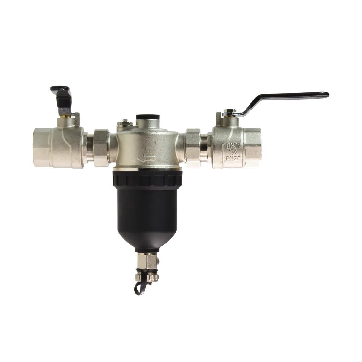 IBO | Magnetabscheider 5/4" i-004 - Schwarz - Für Heizungsanlagen - Hohe Filtrationsleistung - Langlebig IBO I-004-1 1/4