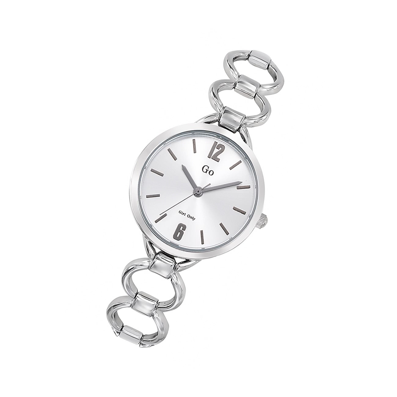 Girl Only náramkové hodinky strieborné z nerezovej ocele 695210 GO dámske analógové quartzové hodinky UGO695210