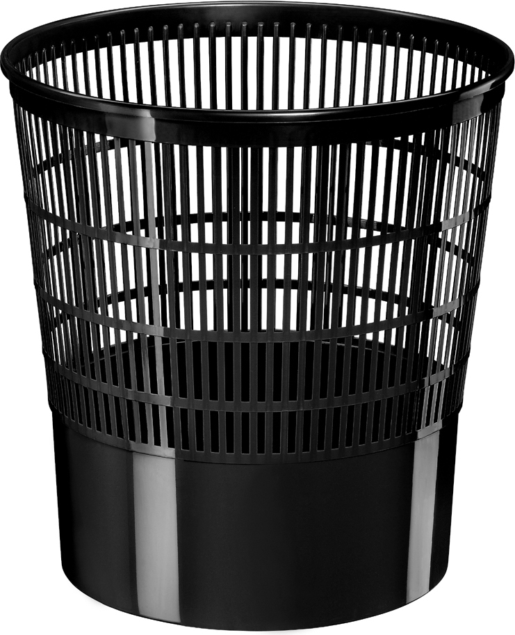 Cestino Da Parete Magnetico CEP 1201230011 – Capacità A4, Carico Fino A 2 Kg, 100% Riciclabile, Nero