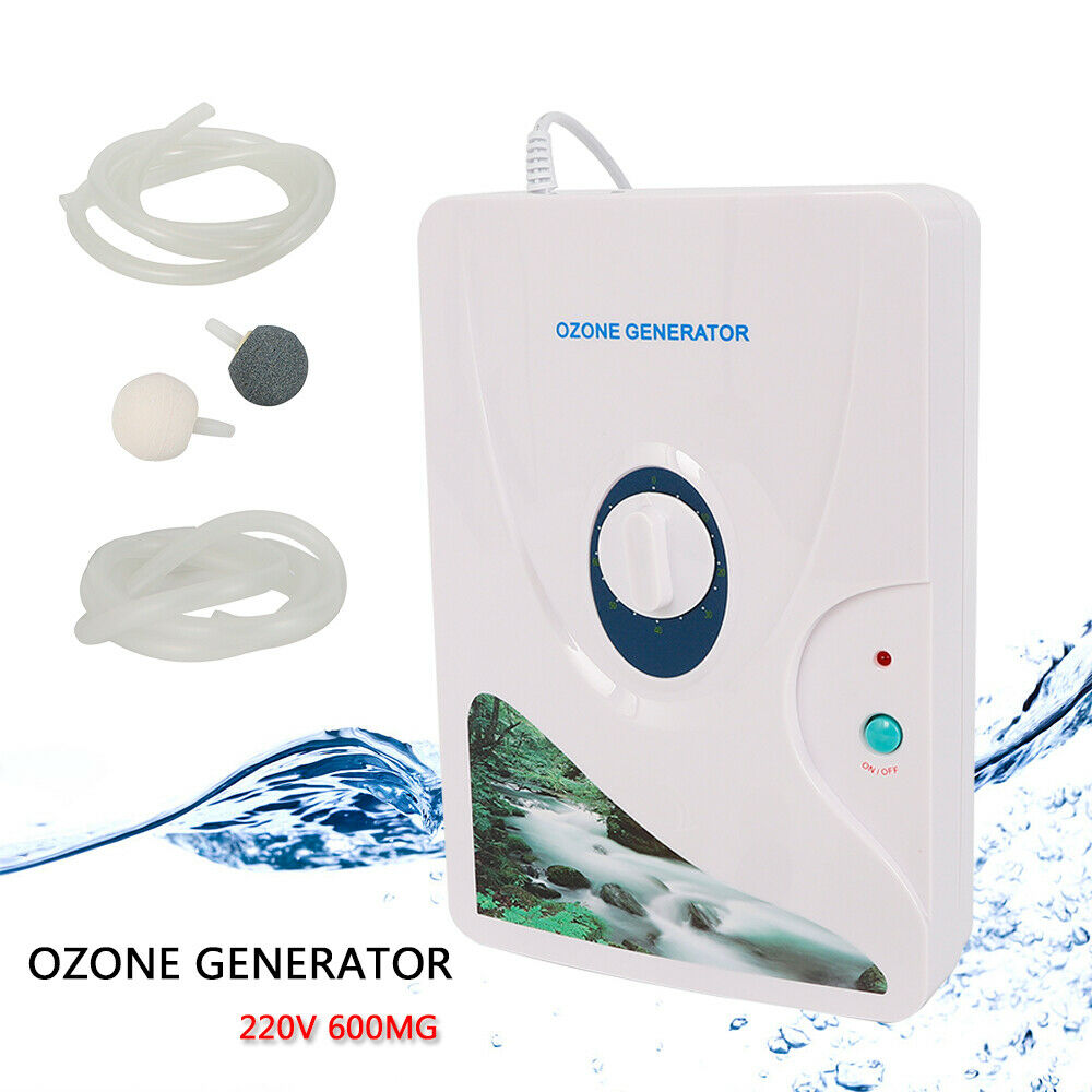 600mg/h Ozongenerator Ozongerät Ozonisator Luftreiniger Gemüse Sterilisator 15W