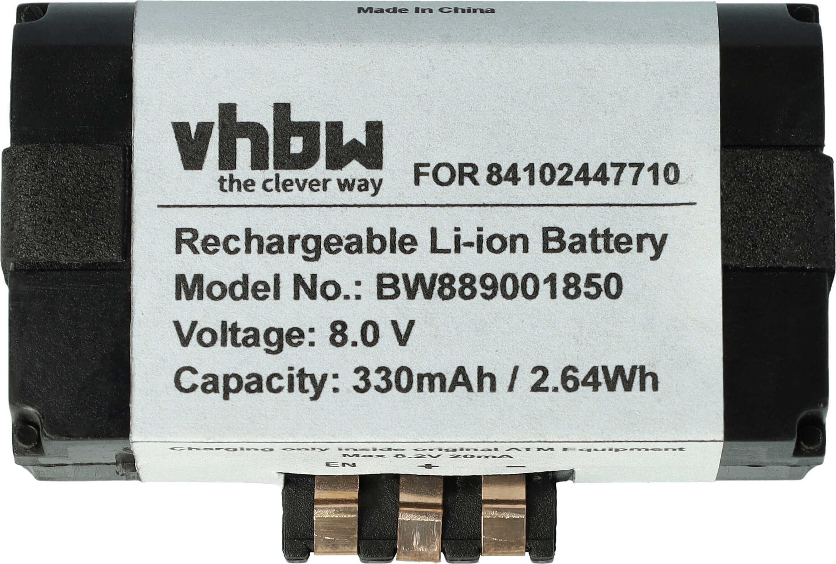vhbw Akku kompatibel mit BMW 3er F30 320i (8A91/N20), 320i (8A15/B48), 320i (8A11/B48), 320dX (8C91/B47) Auto (330 mAh, 8 V, Li-Ion) 180547957-12