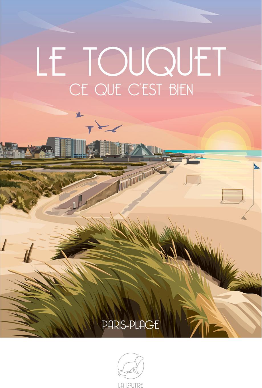 La Loutre puzzels La Loutre Puzzle LE TOUQUET CE QUE C'EST BIEN - 1000 Teile 33997