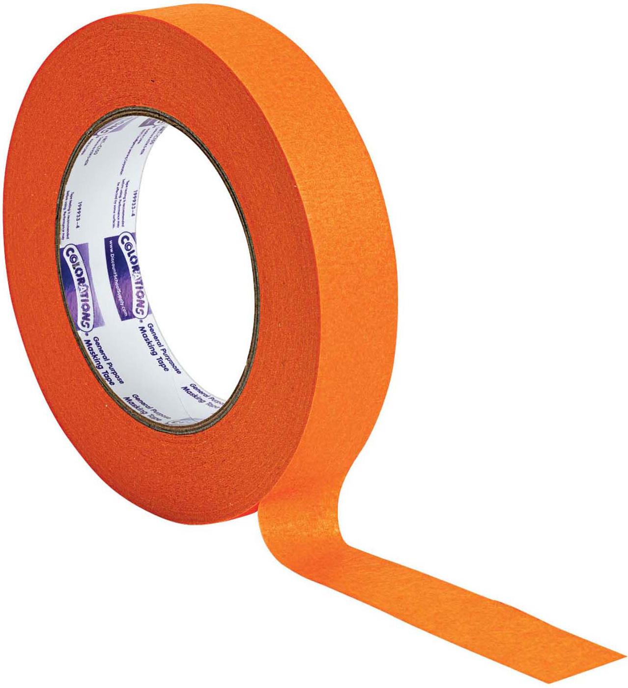 Colorations Färbungen - Abdeckband 2,5 cm - Orange COTAPEOR